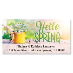 Springtime Deluxe Return Address Labels