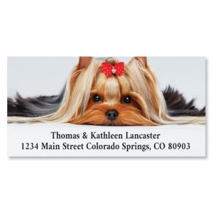 Yorkie Deluxe Return Address Labels