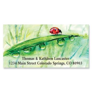 Ladybug Deluxe Return Address Labels