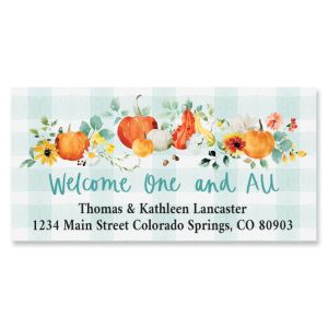 Welcome One and All Deluxe Return Address Labels