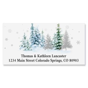 Sparkling Night Deluxe Return Address Labels