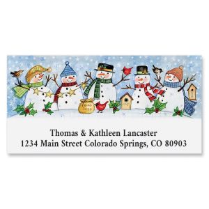 Folk Song Deluxe Return Address Labels