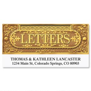 Letter Slot Deluxe Return Address Labels