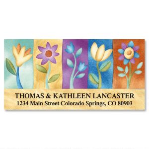 Blossoms Deluxe Return Address Labels