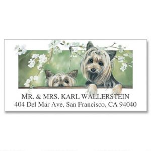 Yorkshire Pair Deluxe Return Address Labels