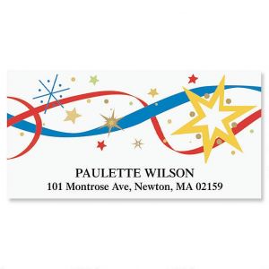 4th of July Deluxe Return Address Labels