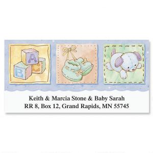 Baby's Life Deluxe Address Labels
