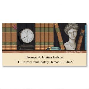 Book Lovers Deluxe Return Address Labels