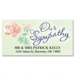 Sympathy Deluxe Return Address Labels