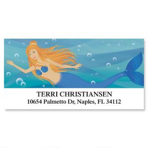 Mermaids Deluxe Return Address Labels