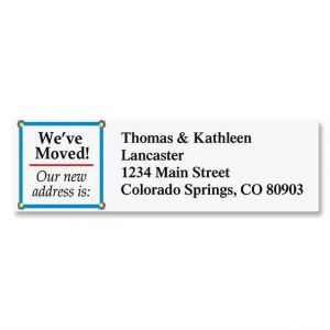 We've Moved  Classic Address Labels