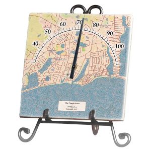 Classic Map Personalized Thermometer