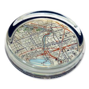 Personalized Map Paperweight