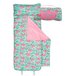 Personalized Pink Sloth Print Napmat by Stephen Joseph®