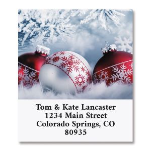 Frosted Select Christmas Address Labels