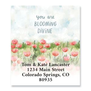 You are Blooming Divine Select Return Address Labels