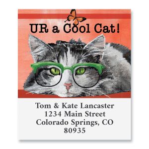 Cool Cat Select Return Address Labels