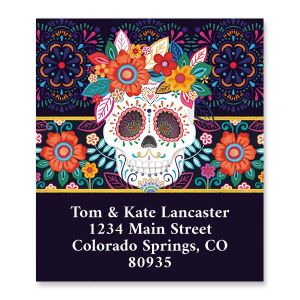 Sugar Skull Select Return Address Labels