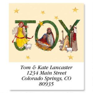 Joy Nativity Select Address Labels