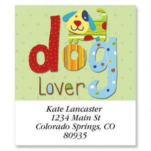 Dog Lover Select Return Address Labels