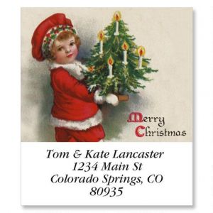 Victorian Christmas Select Address Labels