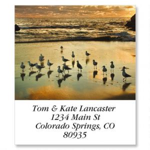 2 Rocks Sunset Select Return Address Labels