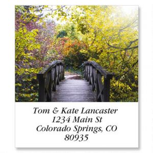 Bridge in Forest  Select Address Labels