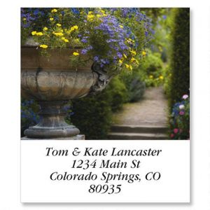 English Garden Path Select Return Address Labels