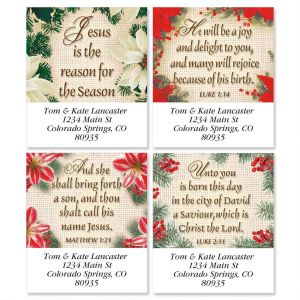 Reason For The Season Select Address Labels  (4 Designs)