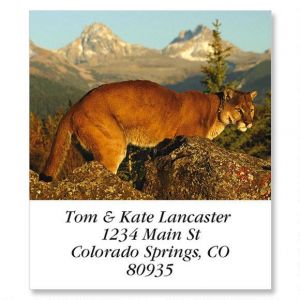 Mountain Lion Select Return Address Labels