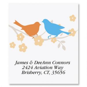 Love Birds Select Return Address Labels