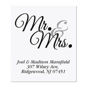 Mr. & Mrs. Select Address Labels