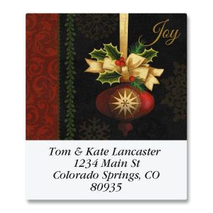 Joyful Ornament Select Return Address Labels