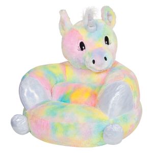 Plush Rainbow Unicorn Children's Character Chair