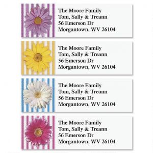 Daisy Classic Return Address Labels  (4 Designs)