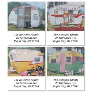 Travel Trailer Select Address Labels  (4 Designs)