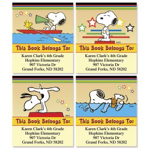 SNOOPY® Olympics Bookplates  (4 Designs)