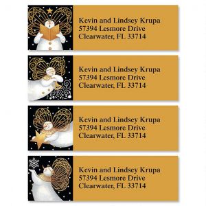 Snow Angels  Classic Address Labels  (4 Designs)