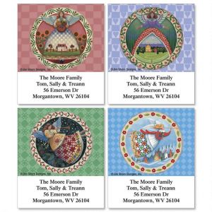 Seasonal Angels by Jim Shore Select Return Address Labels  (4 Designs)