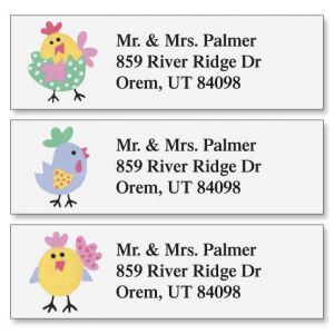Little Chickee Classic Return Address Labels  (3 Designs)