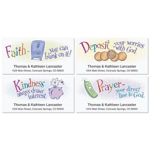 Blessed Exchanges Deluxe Return Address Labels  (4 Designs)