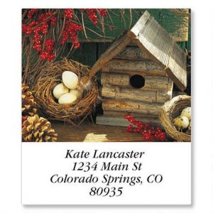 Blossoms and Birdhouses Select Return Address Labels   (12 Designs)