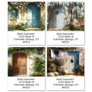 Shaded Entry Select Address Labels  (4 Designs)