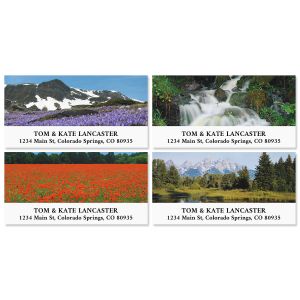 Seasons Across America  Deluxe Return Address Labels  (24 Designs)