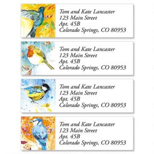 Birdsongs Classic Return Address Labels  (4 Designs)