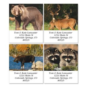 Wildlife II Select Return Address Labels  (4 Designs)