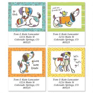 Let's Go Select Return Address Labels  (4 Designs)