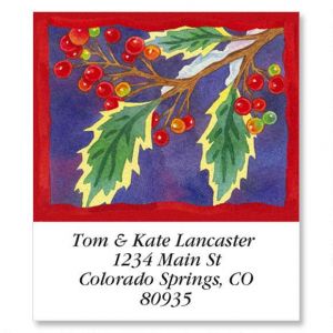 Winter Icons Select Return Address Labels  (6 Designs)