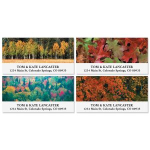 Autumn Colors Deluxe Return Address Labels  (24 Designs)