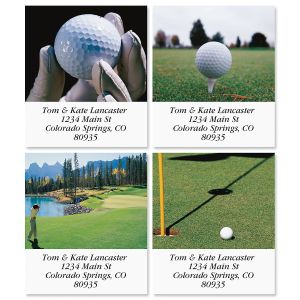 Golf Spectacular Select Return Address Labels  (4 Designs)